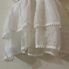 ホワイト レース ビスチェ シアーの画像