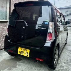 🉐【極上！車検長！】4WD 最上級グレード スズキ ワゴンRスティングレー スタッドレス！4WD の画像