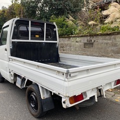 三菱ミニキャブトラック5速ボタン4WD/ハイ/レバーでスーパーロー付き車検なし一時抹消書類付き実動U62T/3G83/112972KM現状荷台3方開きの画像
