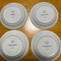 【未使用品】あらいぐまラスカル　プレート　３種類４枚セットの画像