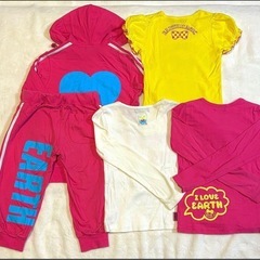 EARTH MAGIC 140cm Tシャツとパーカーまとめセット(計5点)の画像