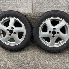 スタッドレスタイヤ4本　155/65R14の画像