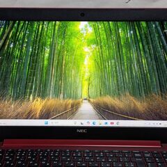 🎍NEC🌟Lavie🌟NS150KAR🌟美品赤🌟SSD🌟WIN11🌟Office2021の画像
