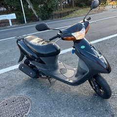 激安！スズキ　レッツ2 ブラック　中古車の画像