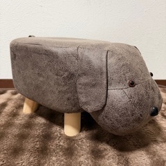 くつろぎスツール　犬の画像