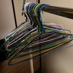 50本　キッズのワイヤーハンガー　中古　 の画像