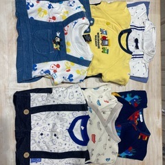 ベビー服６枚まとめ売り(70cm)秋冬用　ミキハウス、コンビミニなどの画像