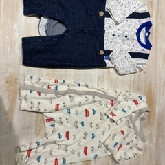 ベビー服６枚まとめ売り(70cm)秋冬用　ミキハウス、コンビミニなどの画像