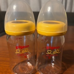 【耐熱ガラス製】Pigeon母乳実感　哺乳瓶 3本セットの画像