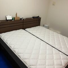 『今、予約入りました❗キャンセル待ちです😄』✨今なら２台有り（１台の価格 【🉐】東浦町に取りに来るなら半額）✨【最高ブランド シーリーベッドマット＋台付 中古品】Sealy シーリーマットレス　シングルサイズ　エッセンシャル 【参考】新品は130000円位の価格❗✨❗の画像