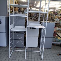 2024年4月5日製造　極上美品　定価2万円　ニトリ　キッチンラック　棚　メタルラック　冷蔵庫　電子レンジ　炊飯器　オーブンレンジ　電気ポット　の画像