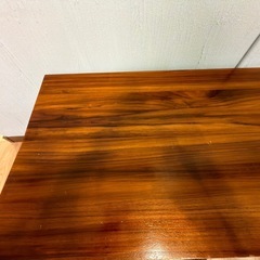 チーク材ベンチ　木製　天然木　インダストリアル　無垢の画像