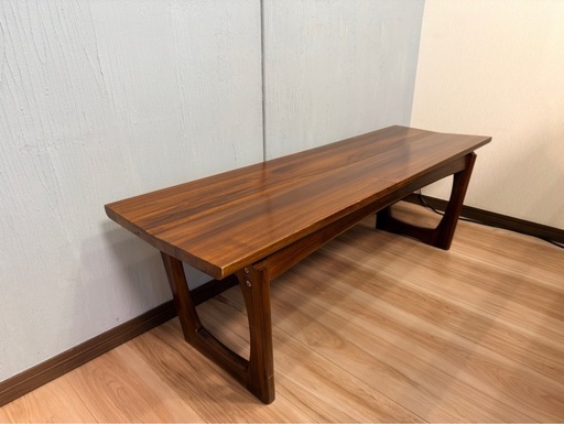 他サイトで完売】チーク材ベンチ木製天然木インダストリアル無垢