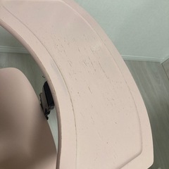 たためる木製 ベビー用チェア 椅子 さくらカラー ダイニング用 ハイチェアの画像