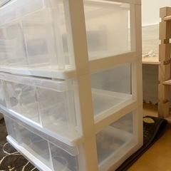 プラスチック　チェスト　収納ケースの画像