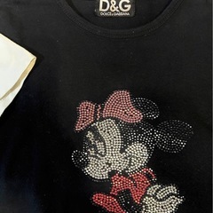 【美品】D&G ミッキー・ミニー Tシャツ 2枚セットの画像
