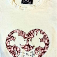 【美品】D&G ミッキー・ミニー Tシャツ 2枚セットの画像