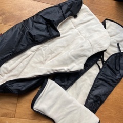 Aprica 2WAYフットマフ ブラックの画像