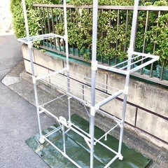 ニトリ 折り畳み ハンガーラック   室内物干し ☆配送応相談☆の画像