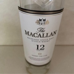 マッカラン12年　空き瓶の画像