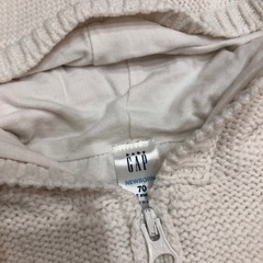 baby GAP  ベビーニットパーカー　70cmの画像
