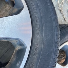 ワゴンR純正アルミ4本タイヤはおまけの画像