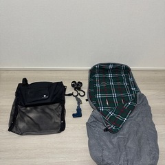 ベビーカー装備品全てセットAprica(アップリカ)洗濯済ラクーナクッションの画像