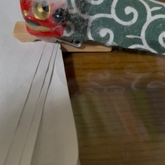 紙をとめるのに便利！獅子舞紙クリップの画像
