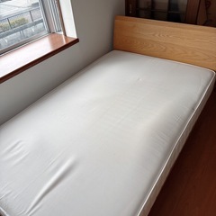 【0円】無印良品 ポケットコイルマットレス セミダブルの画像