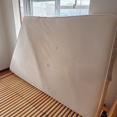 【0円】無印良品 ポケットコイルマットレス セミダブルの画像
