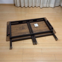 山善(YAMAZEN) 折りたたみ パソコンデスク アジャスター付の画像