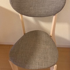 ロウヤ　北欧風2人掛けダイニングテーブルセットの画像