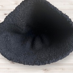 帽子 ハット フィッシャーマンハット ボア 起毛 バケットハット 秋冬 もこもこバケットハット 黒 可愛いの画像