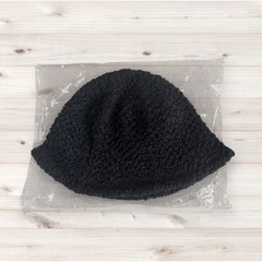 帽子 ハット フィッシャーマンハット ボア 起毛 バケットハット 秋冬 もこもこバケットハット 黒 可愛いの画像