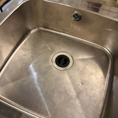 【本日限り0円】業務用シンク【ステンレス】の画像