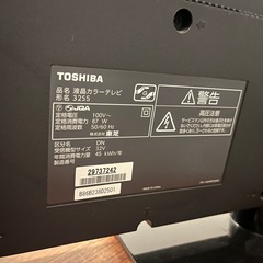  液晶カラーテレビの画像