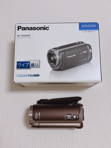 中古美品　HC-W580M-T  ブラウン　完品 Panasonic HC-W580M ビデオカメラ ブラウン 美品 動作確認済 超美品