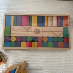 木のおもちゃ　セットの画像