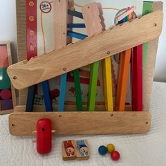 木のおもちゃ　セットの画像