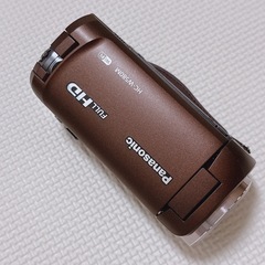 パナソニックHDビデオカメラ ブラウンの画像