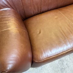 本革　レザー　ソファーの画像