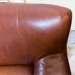 本革　レザー　ソファーの画像