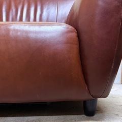 本革　レザー　ソファーの画像