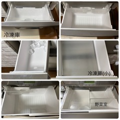 【無料】大型冷蔵庫 東芝365L（12月14日引き取り限定・3階階段・シールあり）の画像