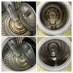 受付中　乾燥機付　シャ-プ全自動洗濯乾燥機　5.5kg　洗濯槽分解洗浄済み 穴なし洗濯槽　3ヶ月保証付の画像