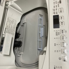 受付中　乾燥機付　シャ-プ全自動洗濯乾燥機　5.5kg　洗濯槽分解洗浄済み 穴なし洗濯槽　3ヶ月保証付の画像