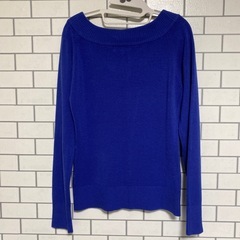 ❤️ロイヤルブルー ニット セオリアの画像