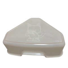 コンパクトコーナー猫トイレ の画像