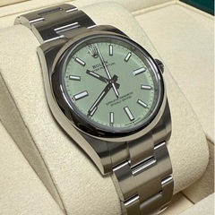 新品　ROLEX オイスターパーペチュアル 34mm　124200 ピスタチオの画像