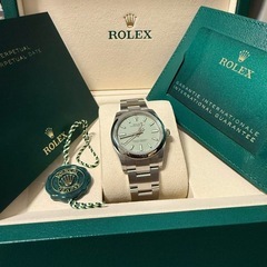 新品　ROLEX オイスターパーペチュアル 34mm　124200 ピスタチオの画像